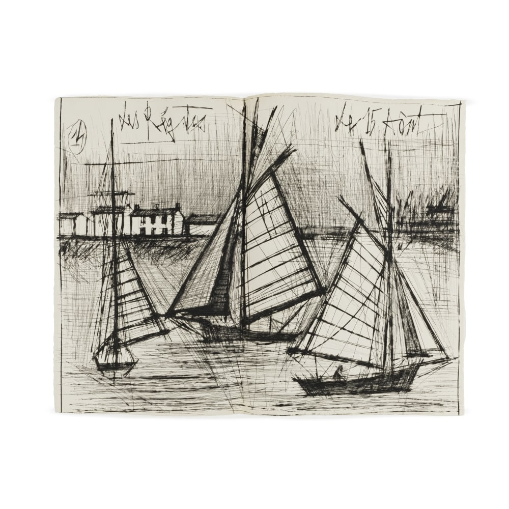 BERNARD BUFFET (1928-1999) Saint Cast, Souvenirs d'enfance, 1962 In-folio, en feuilles, couvertu... (1 of 1)
