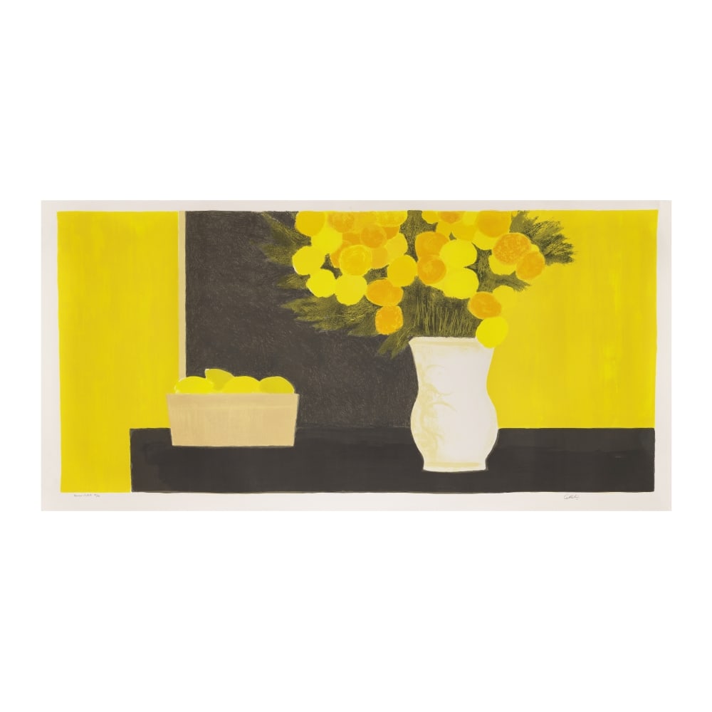 BERNARD CATHELIN (1919-2004) Grande nature morte jaune et noire, 1990 (Passeron, 294)Lithographi... (1 of 1)
