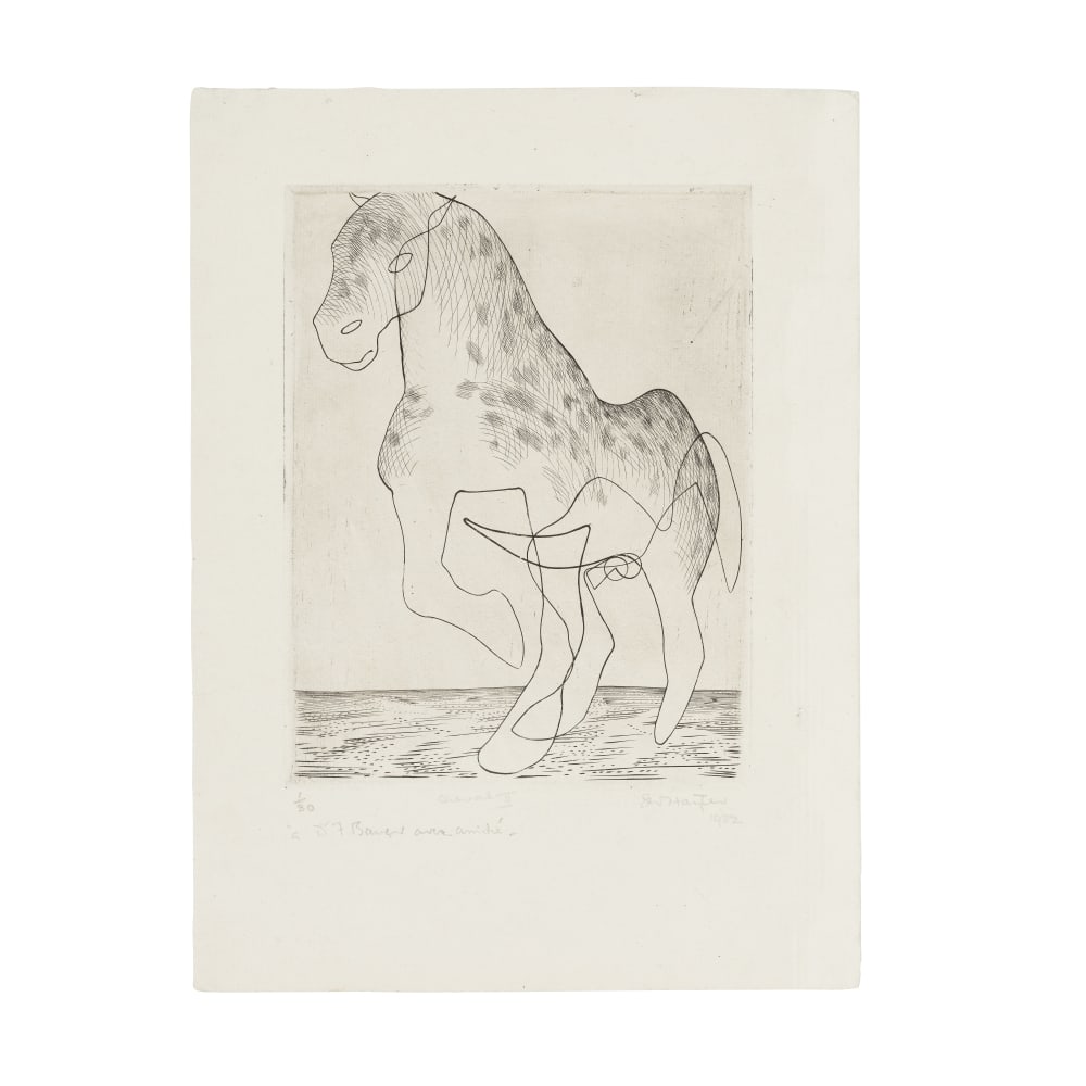 STANLEY WILLIAM HAYTER (1901-1988) Cheval II, 1932 Gravure et eau-forte au vernis mou sur papier... (1 of 1)
