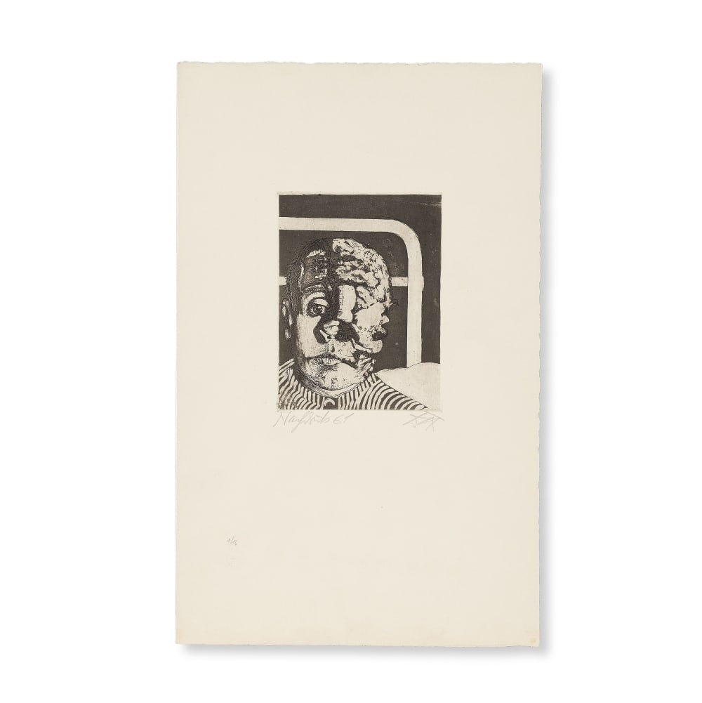 OTTO DIX (1891-1969) Transplantation, 1961 (Karsch, 109 IV)Issue de la suite 'Der Krieg'Eau fort... (1 of 1)