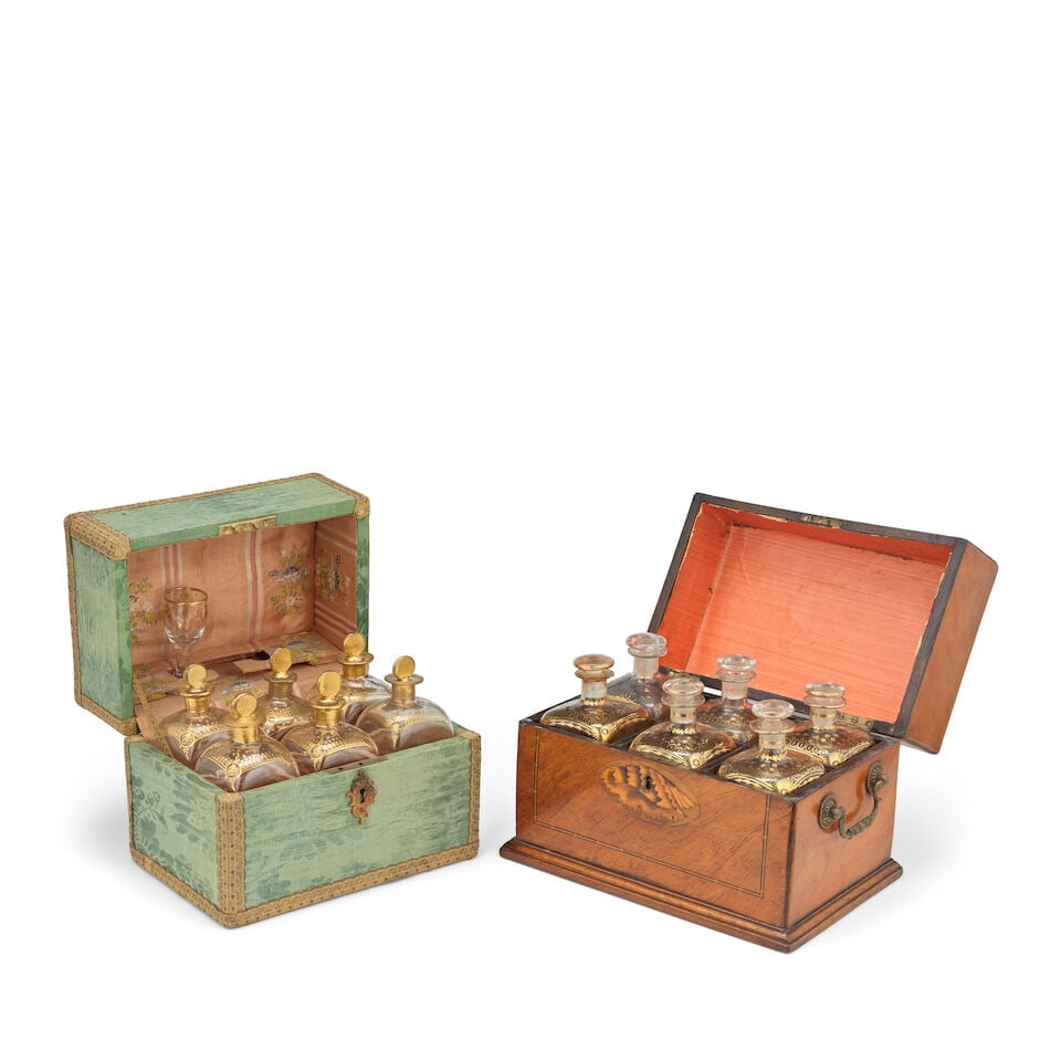 Two 19th century decanter boxes (2) (1 of 3)