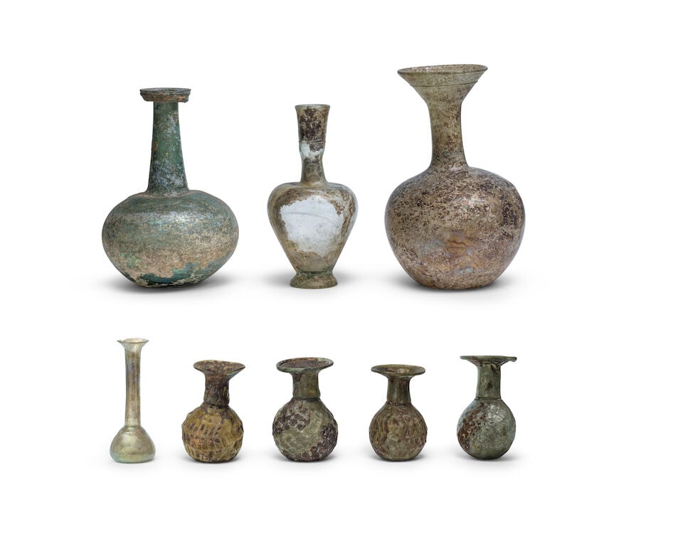 Eight Roman glass vessels 8 (1 of 1)