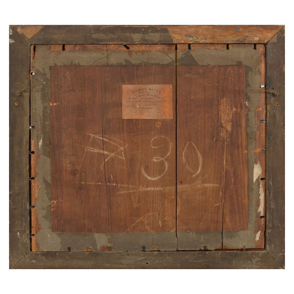 Three Victorian reverse-painted glass pictures of ship silhouettes Late 19th century (3) - 3