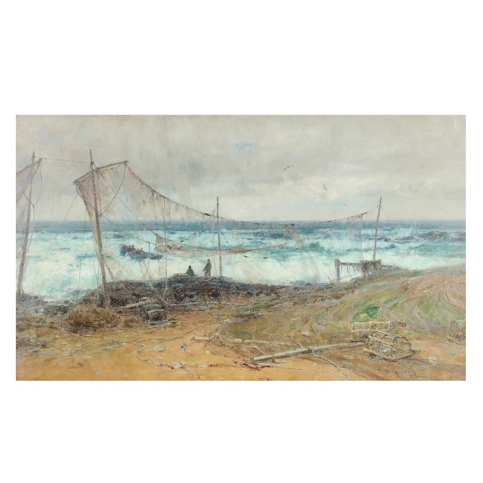 Frederic Stuart Richardson (British, 1855-1934) Wind and Wave (1 of 3)