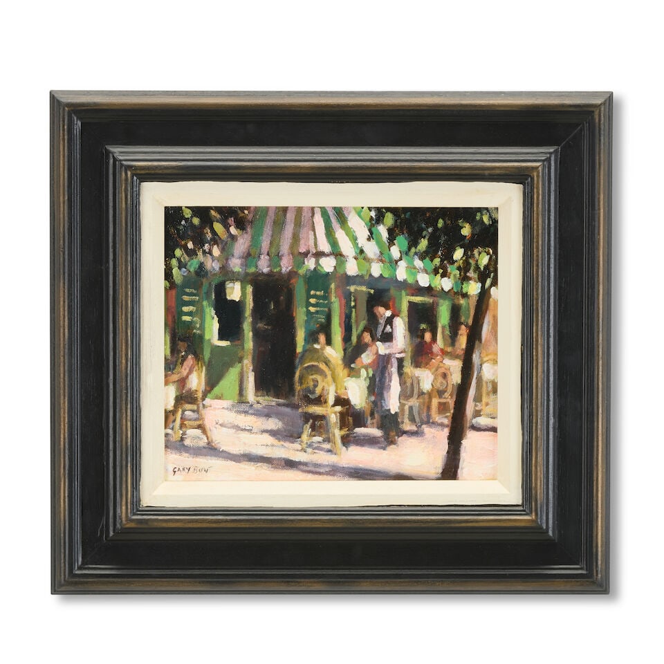 Gary Bunt (British, 1957-2025) Left Bank Cafe, Paris - 3