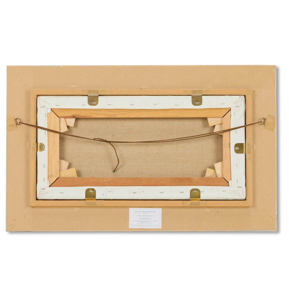 Peter Brown N.E.A.C. (British, born 1967) River Scene with Barges - 2