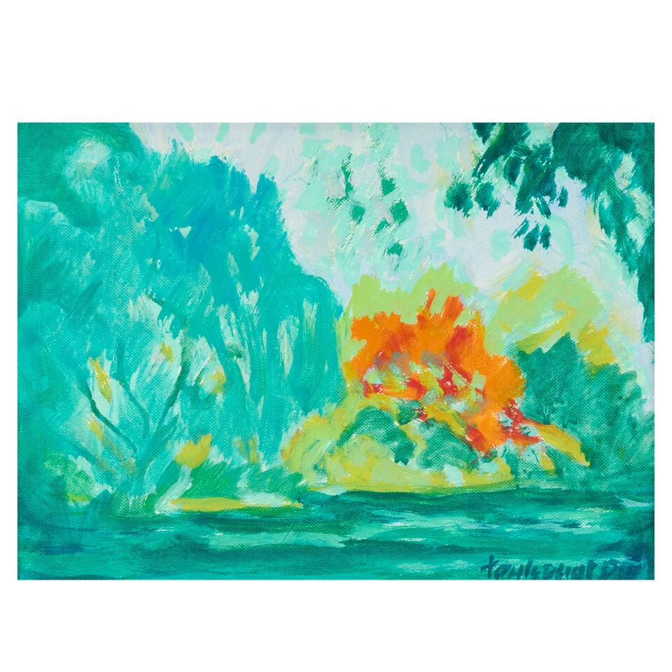 Jean Marie Toulgouat (French, 1927-2005) L'Automne au Bassin, Giverny (1 of 3)