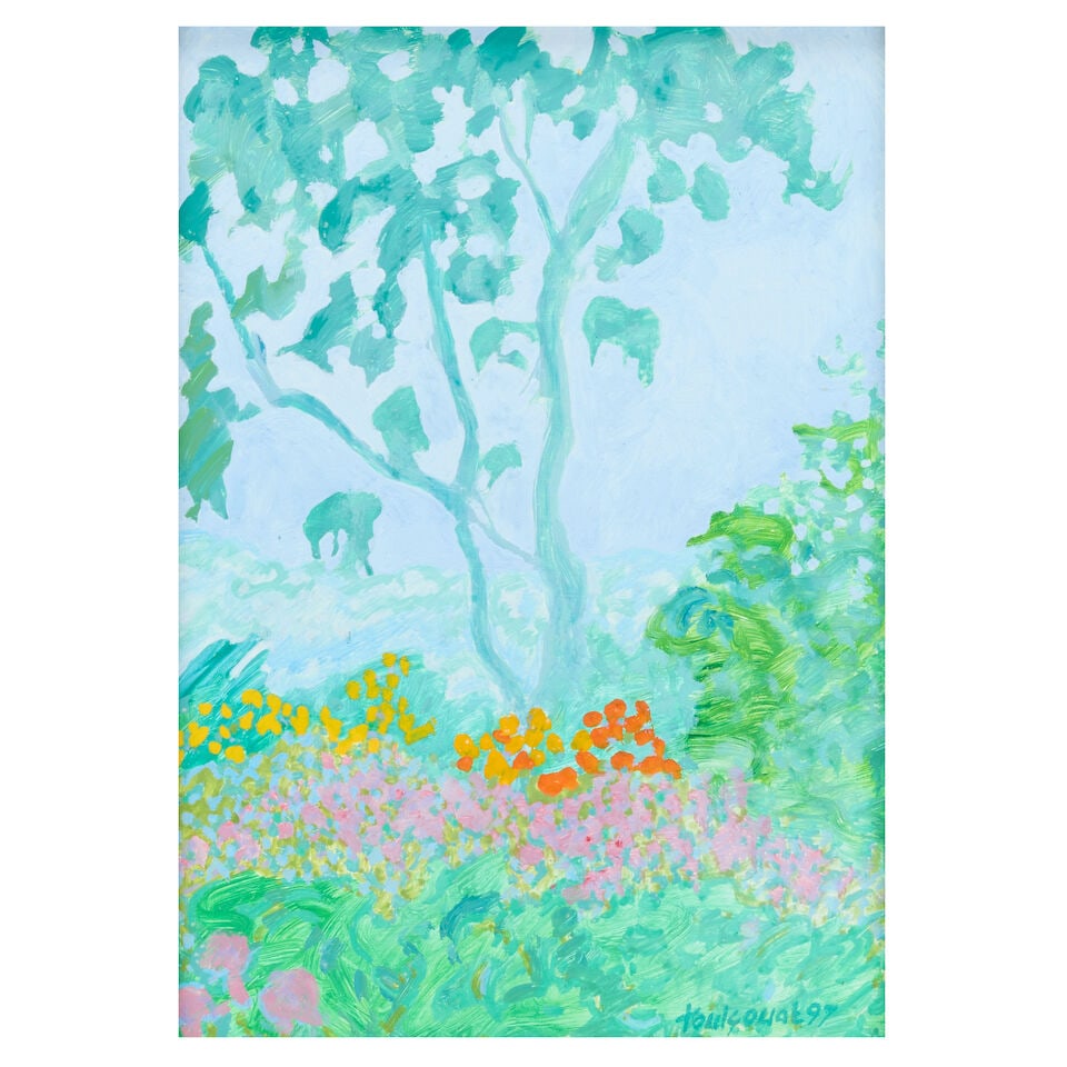 Jean Marie Toulgouat (French, 1927-2005) Une Lisière Boisée tôt le Matin (1 of 3)