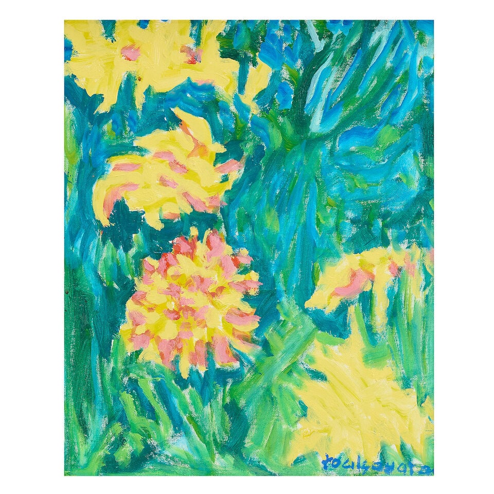 Jean Marie Toulgouat (French, 1927-2005) Dahlias Etoile (1 of 3)