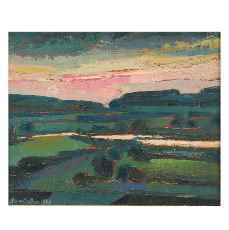 Alan Cotton (British, born 1936) River Otter Sunset (1 of 3)