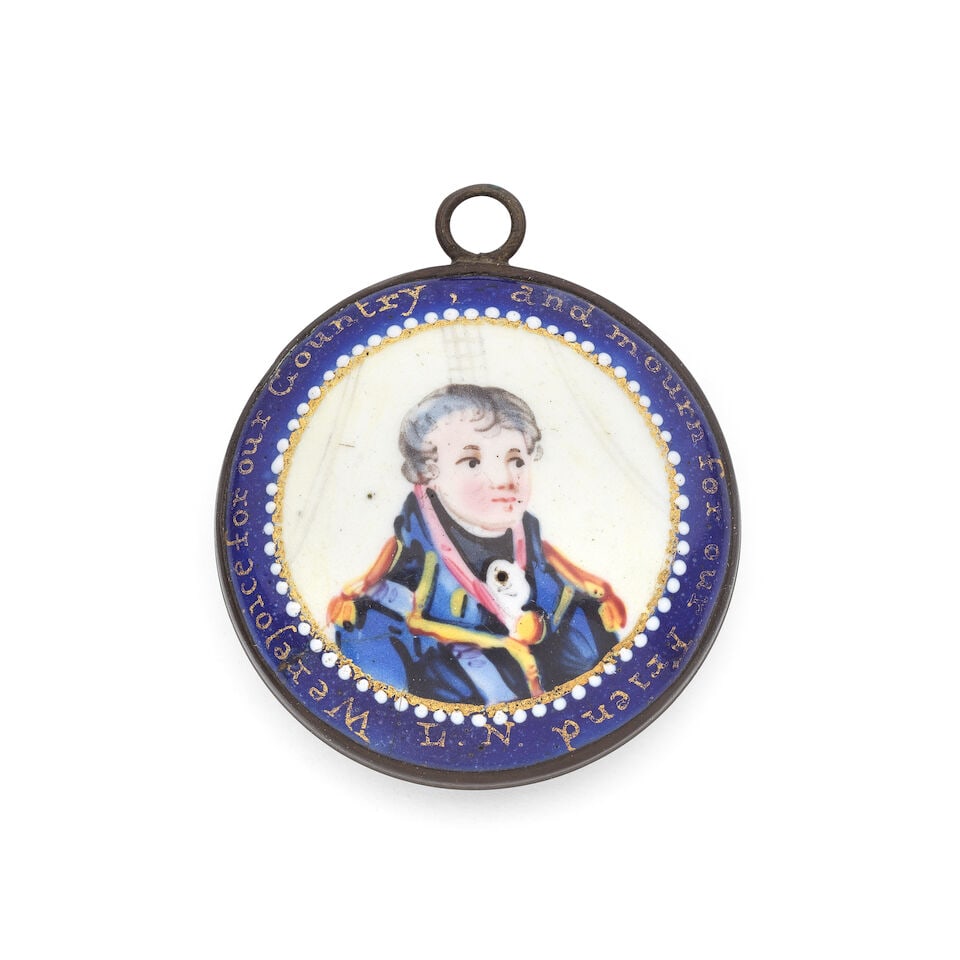 A rare South Staffordshire enamel faux pocket watch, early 19th century (1 of 1)