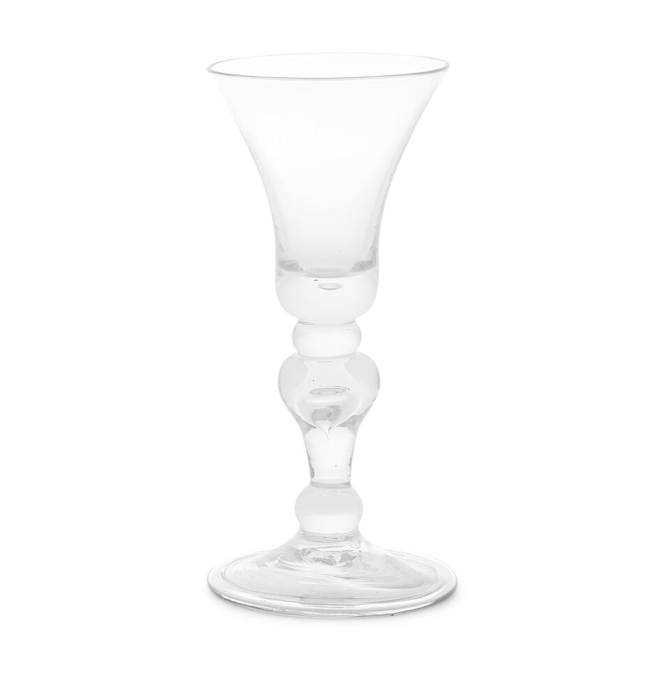 A good baluster wine glass, circa 1725-30 (1 of 1)