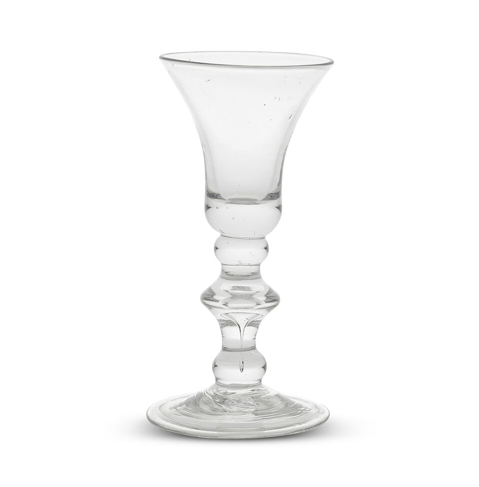 A good baluster wine glass, circa 1720 (1 of 1)