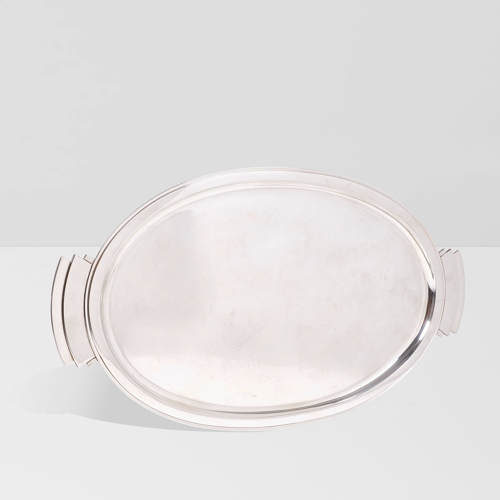 HARALD NIELSEN (1892-1977) Pyramid Oval Traydesigned 1930, produced 1930-1932for Georg Jensen, s... (1 of 1)