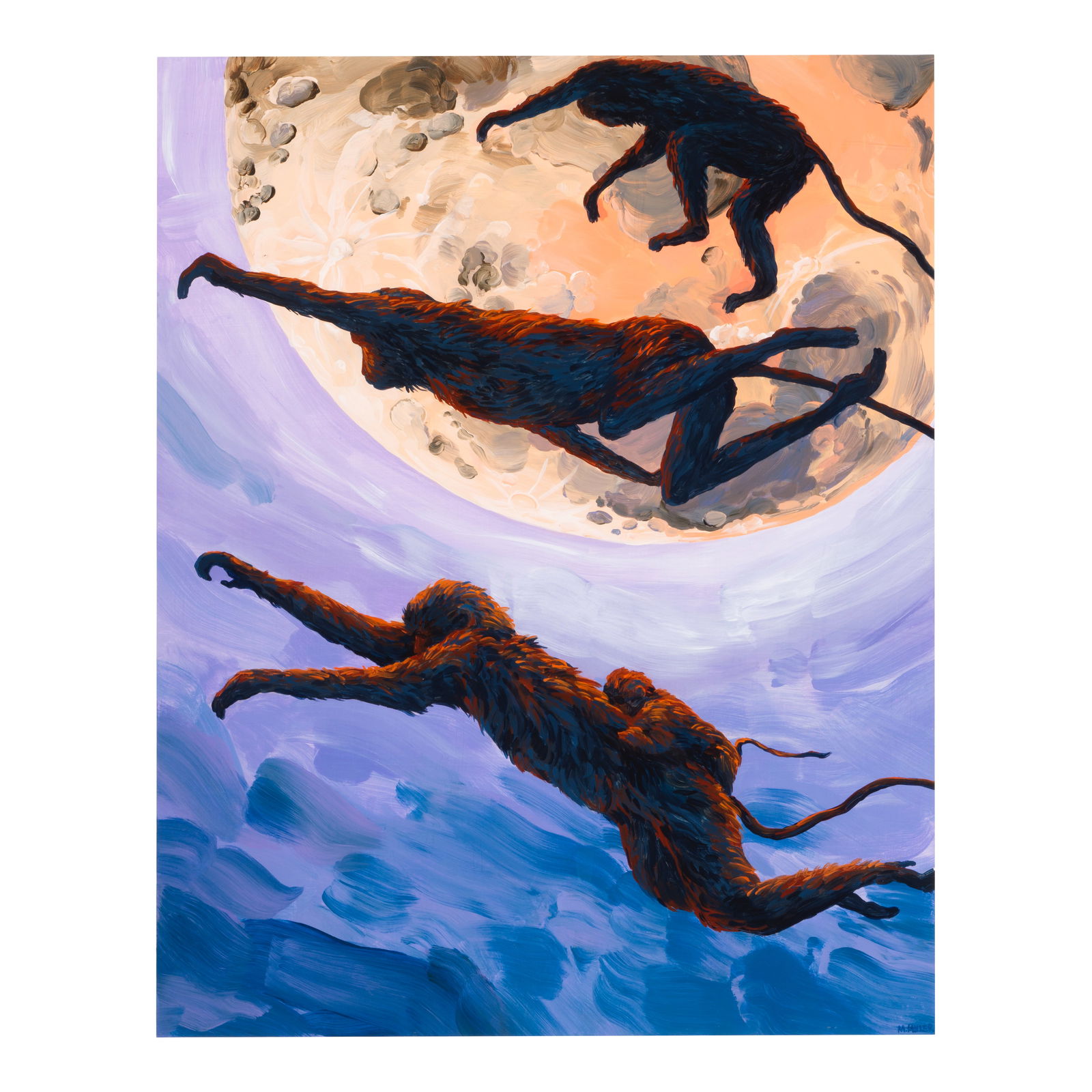 MELISSA MILLER (Born 1951) Flyers1984acrylic on paper, signed 'M. MILLER' lower right29 x 23in (... (1 of 1)