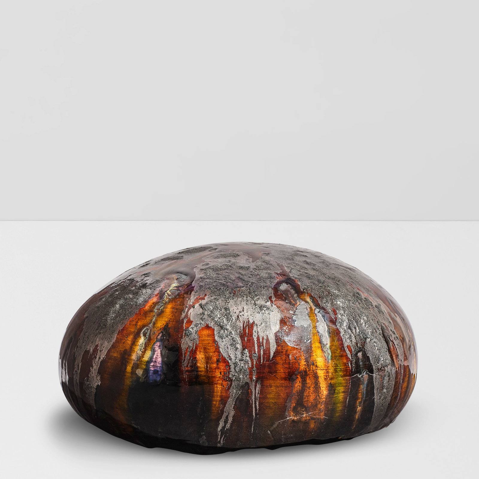 MINEO MIZUNO (BORN 1944) Waterdrop2005glazed earthenware, signed and dated 'Mizuno 05' on unders...: MINEO MIZUNO (BORN 1944) Waterdrop 2005 glazed earthenware, signed and dated 'Mizuno 05' on underside height 4 3/4in (12.1cm); width 9in (22.8cm); depth 7 1/2in (19cm) Footnotes: Provenance Property f