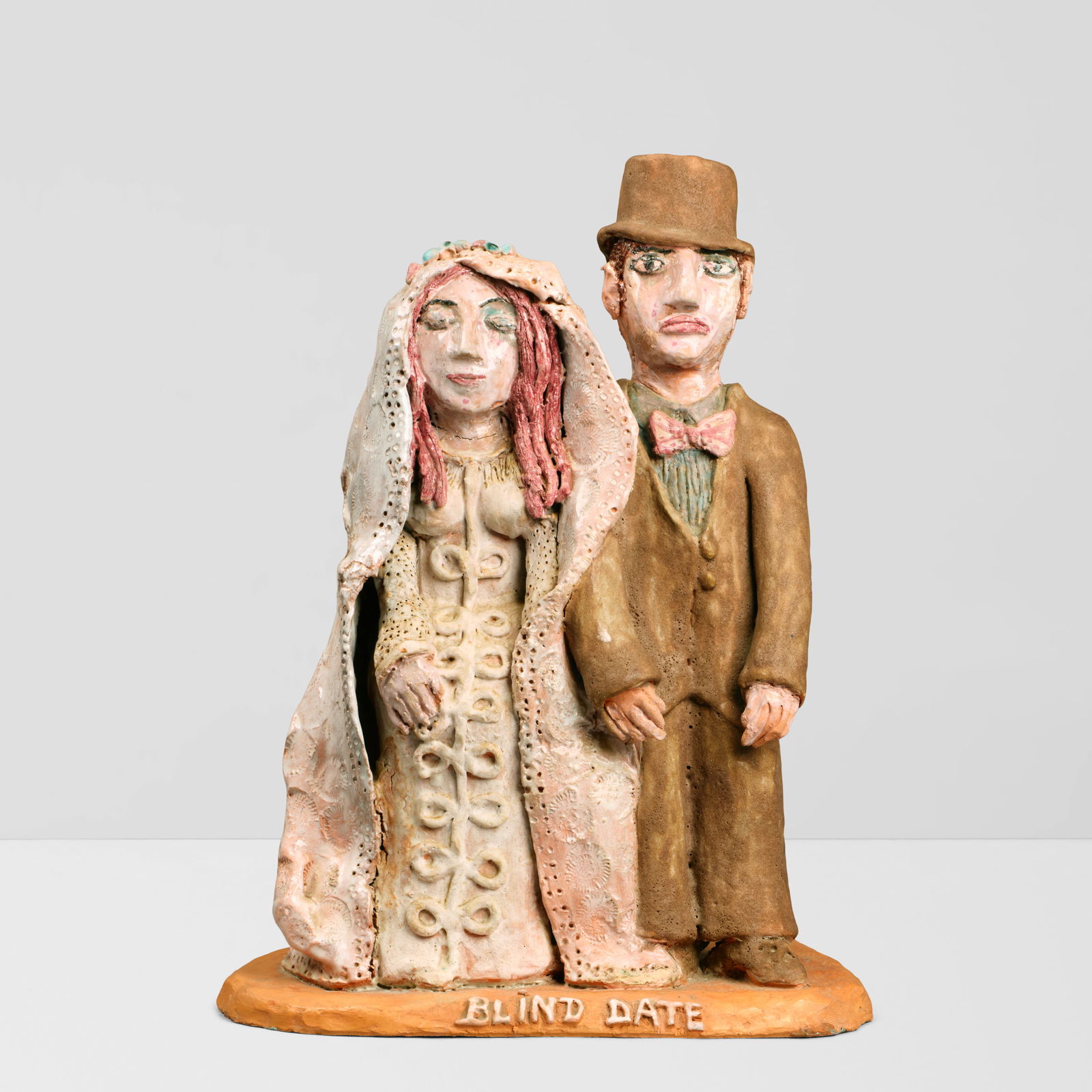 BEATRICE WOOD (1893-1998) Blind Dateglazed earthenware, inscribed 'BEATO' on sideheight 17 1/2in... (1 of 1)