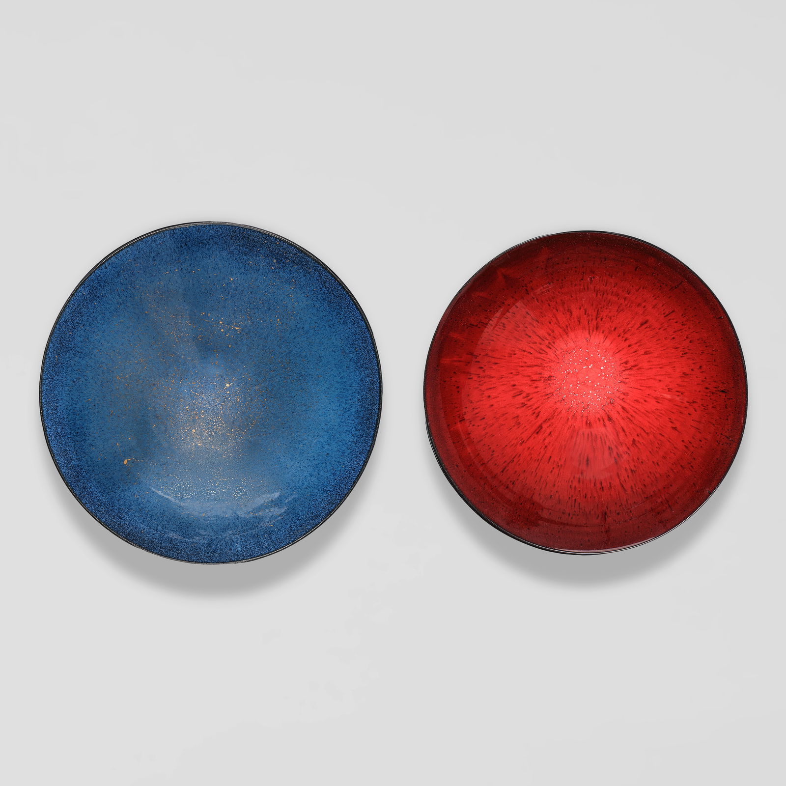 JAMES LOVERA (1920-2015) Two Bowlsglazed earthenware, each incised 'lovera' on undersideheight o... (1 of 1)