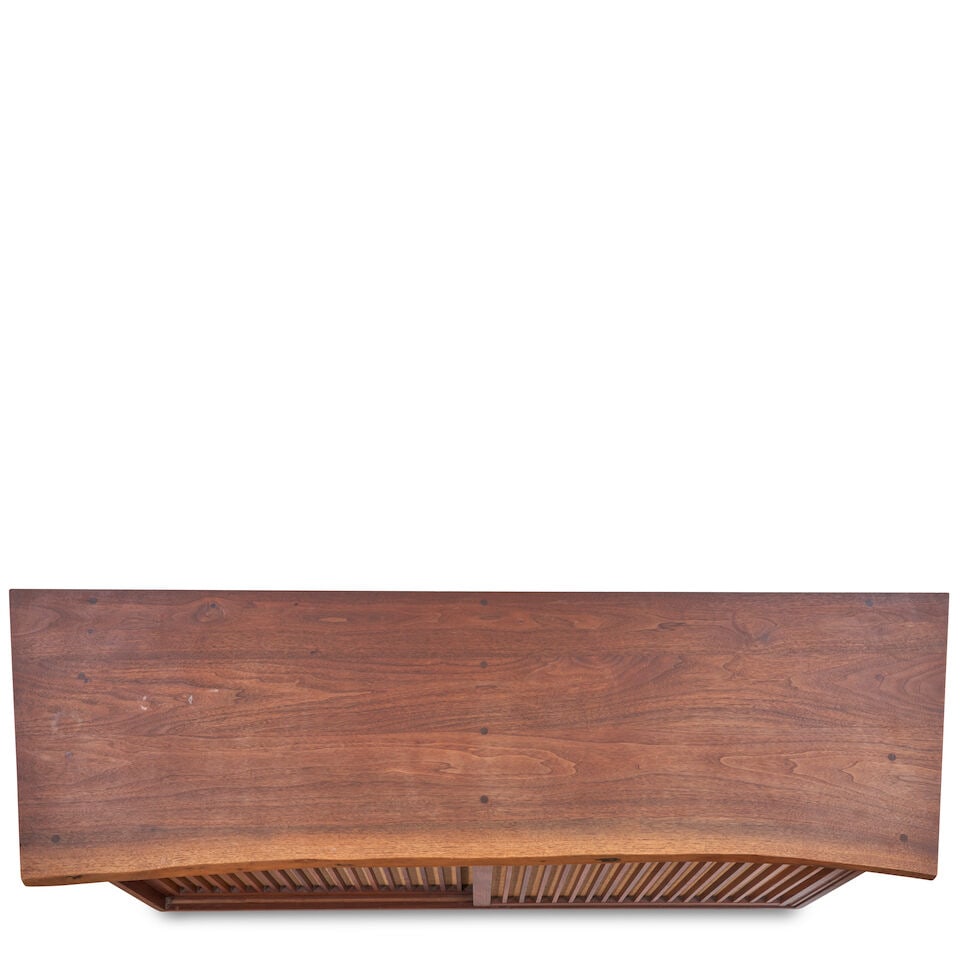 GEORGE NAKASHIMA (1905-1990) SLIDING-DOOR CABINET New Hope, Pennsylvania, 1967, American black w... - 2