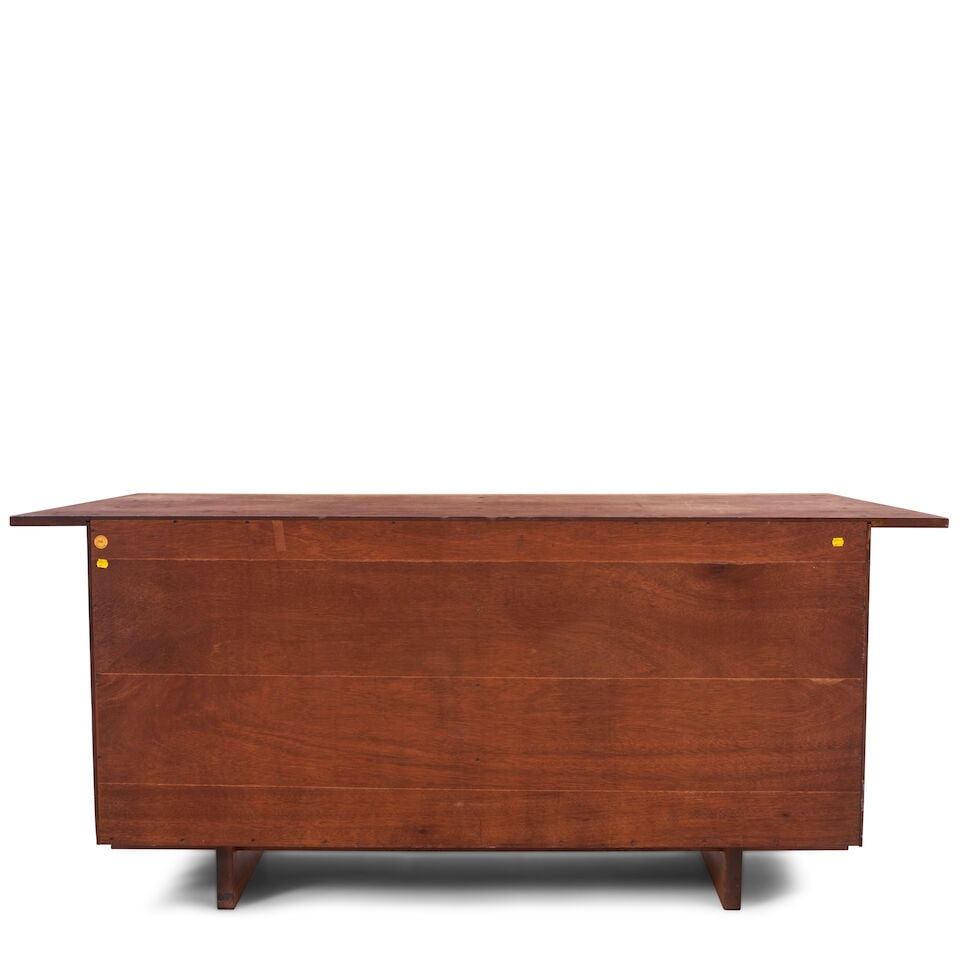 GEORGE NAKASHIMA (1905-1990) SLIDING-DOOR CABINET New Hope, Pennsylvania, 1967, American black w... - 7