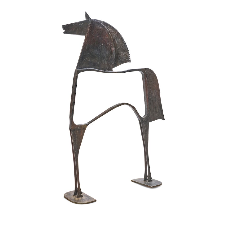 CARLOS MATA (1949-2008) 'CABALLO' Spain, late 20th/early 21st century, bronze, foundry mark and ... - 3