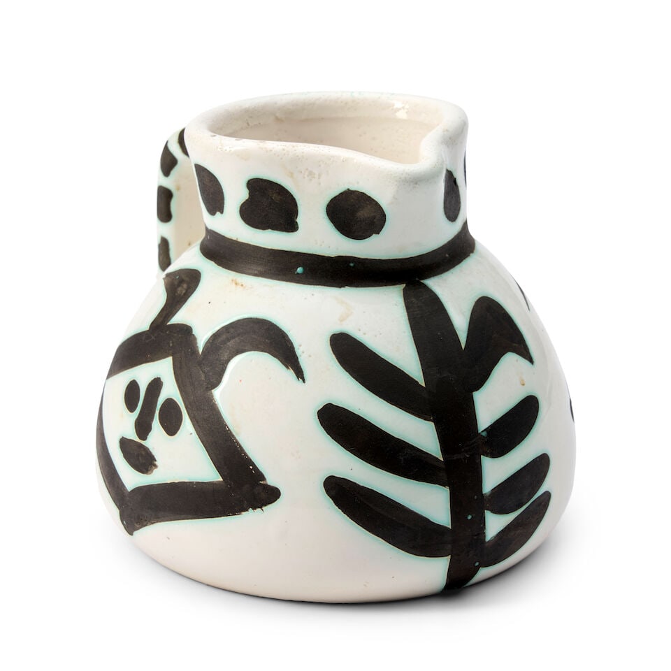 PABLO PICASSO (1881-1973) 'TETES' PITCHER Vallauris, France, Madoura Pottery, designed 1956, edi... - 3