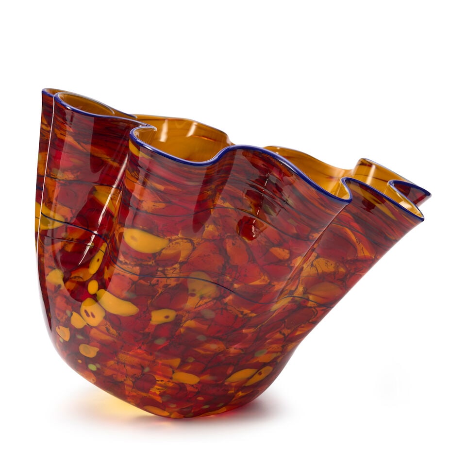 DALE CHIHULY (B. 1941) CRIMSON MACCHIA Seattle, Washington, 2017, hand-blown glass, with royal b... - 3