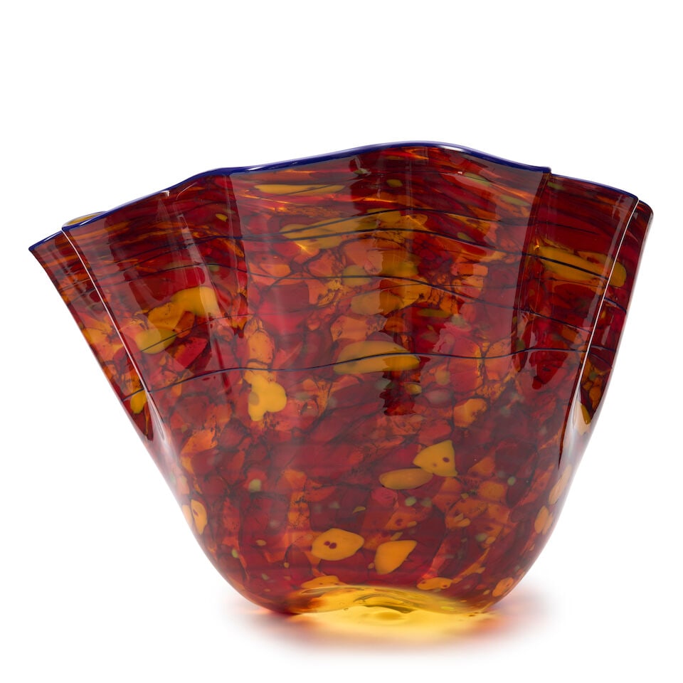 DALE CHIHULY (B. 1941) CRIMSON MACCHIA Seattle, Washington, 2017, hand-blown glass, with royal b... - 4
