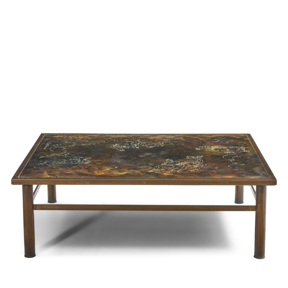 PHILIP (1907-1987) AND KELVIN LAVERNE (BORN 1937) 'CLASSICAL' COFFEE TABLE New York, circa 1965,... - 4