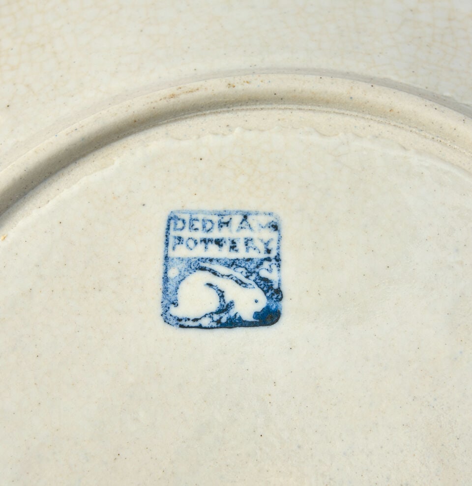 THREE DEDHAM POTTERY 'LOBSTER' AND 'CRAB' PATTERN PLATES Dedham, Massachusetts, 1896-1927, two p... - 2
