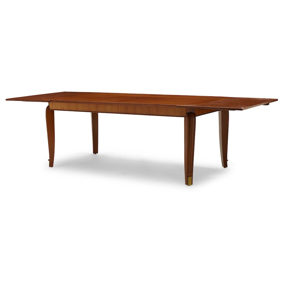 ANDRÉ ARBUS (1903-1969) DINING SUITE France, circa 1938, rosewood, mahogany, brass, upholst... - 11