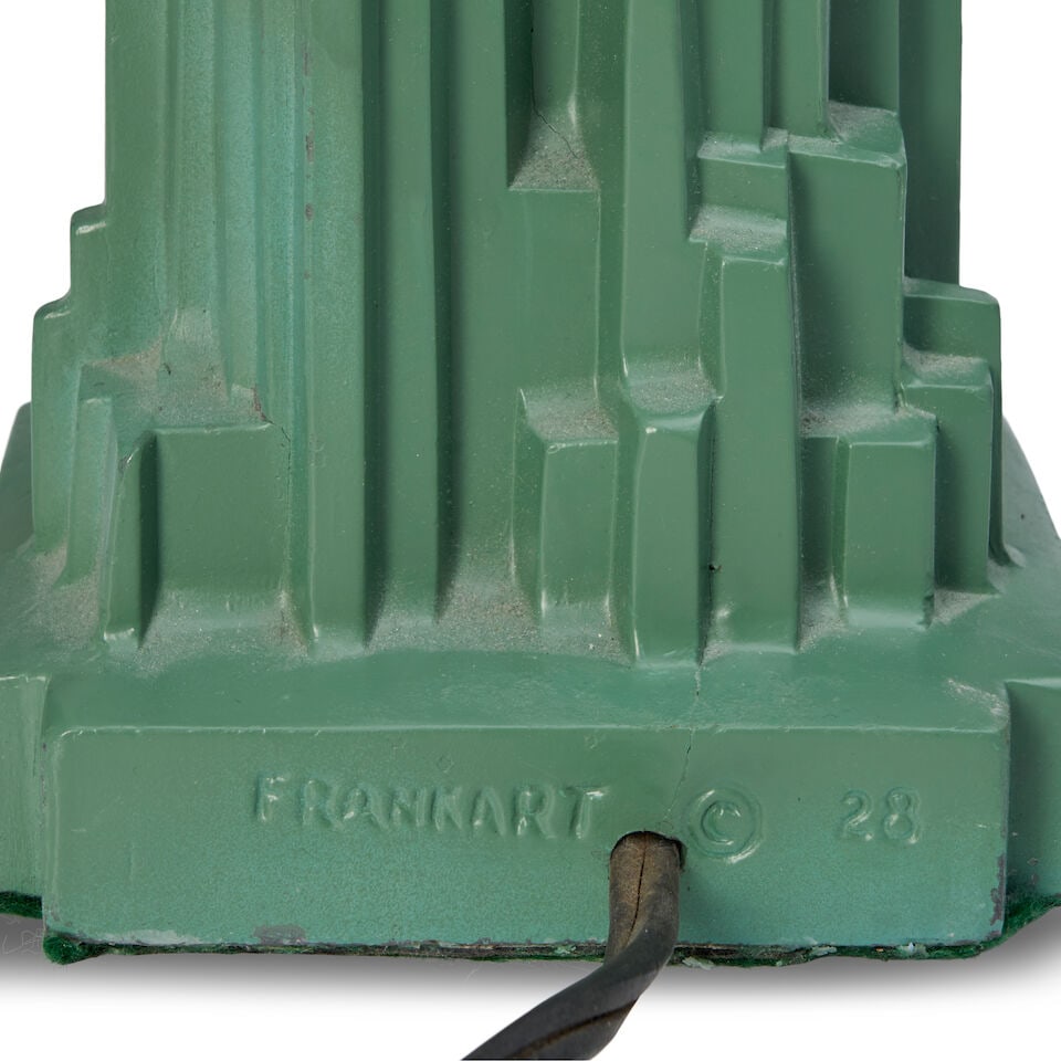 ARTHUR VON FRANKENBERG FOR FRANKART 'SPIRIT OF MODERNISM' TABLE LAMP New York, New York, circa 1... - 3