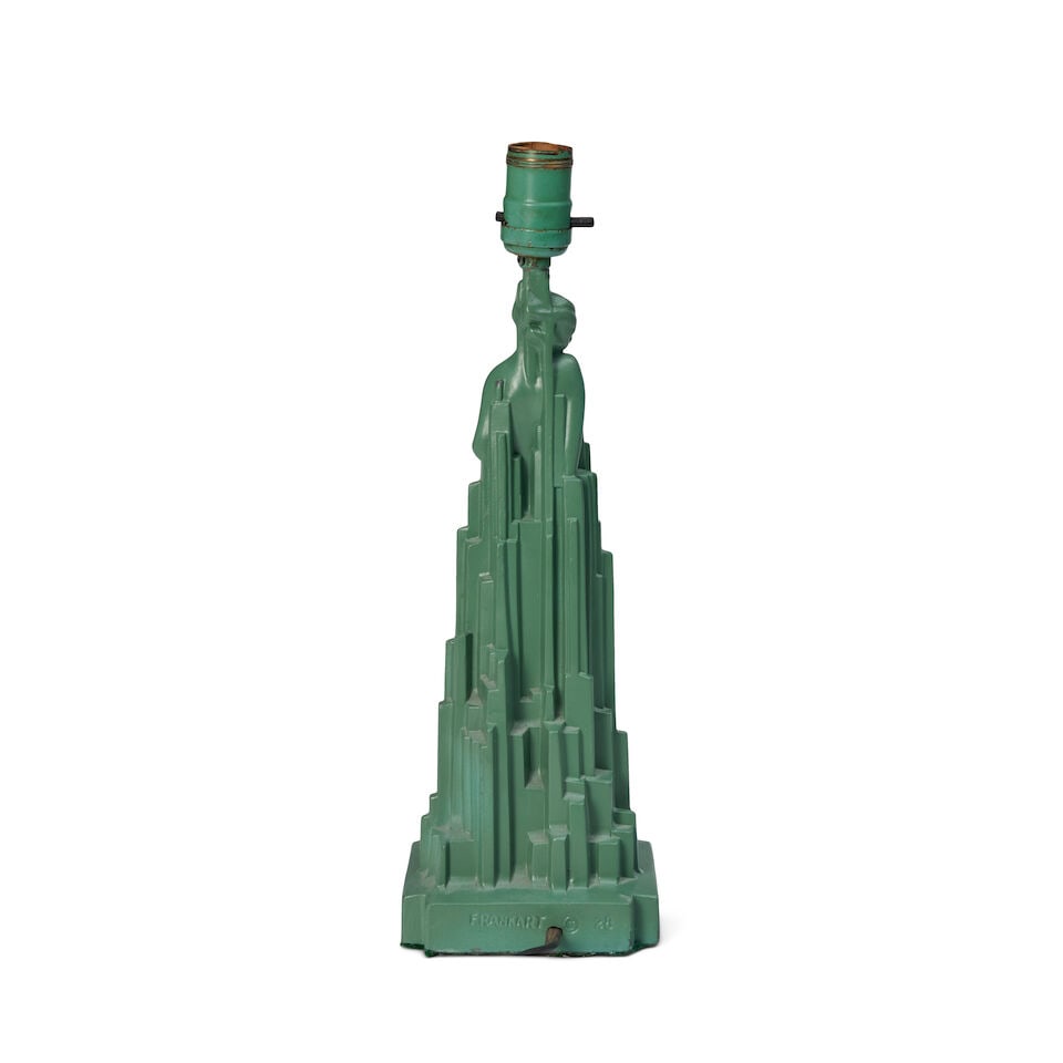 ARTHUR VON FRANKENBERG FOR FRANKART 'SPIRIT OF MODERNISM' TABLE LAMP New York, New York, circa 1... - 4