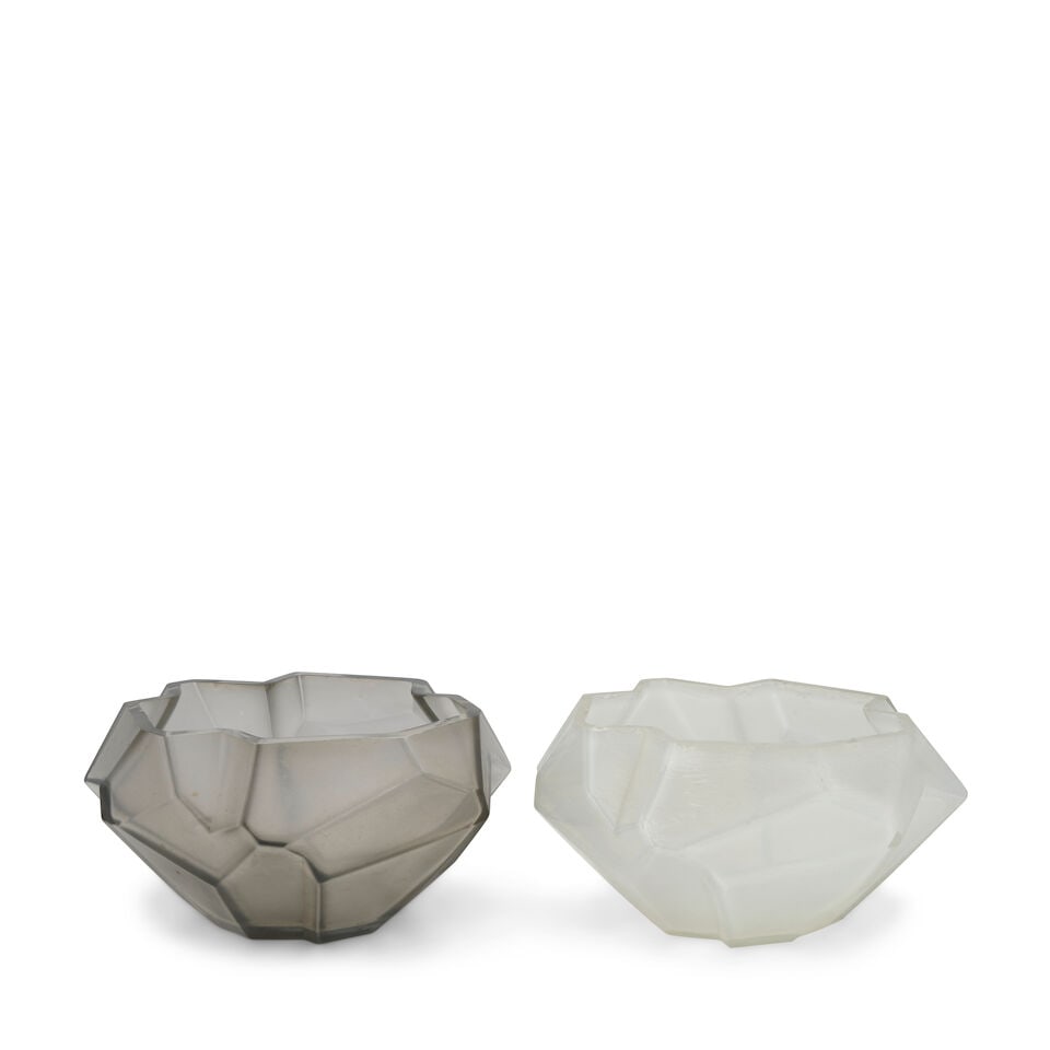TWO REUBEN HALEY (1872-1933) FOR CONSOLIDATED LAMP AND GLASS CO. 'RUBA ROMBIC' VESSELS Coraopoli... - 4