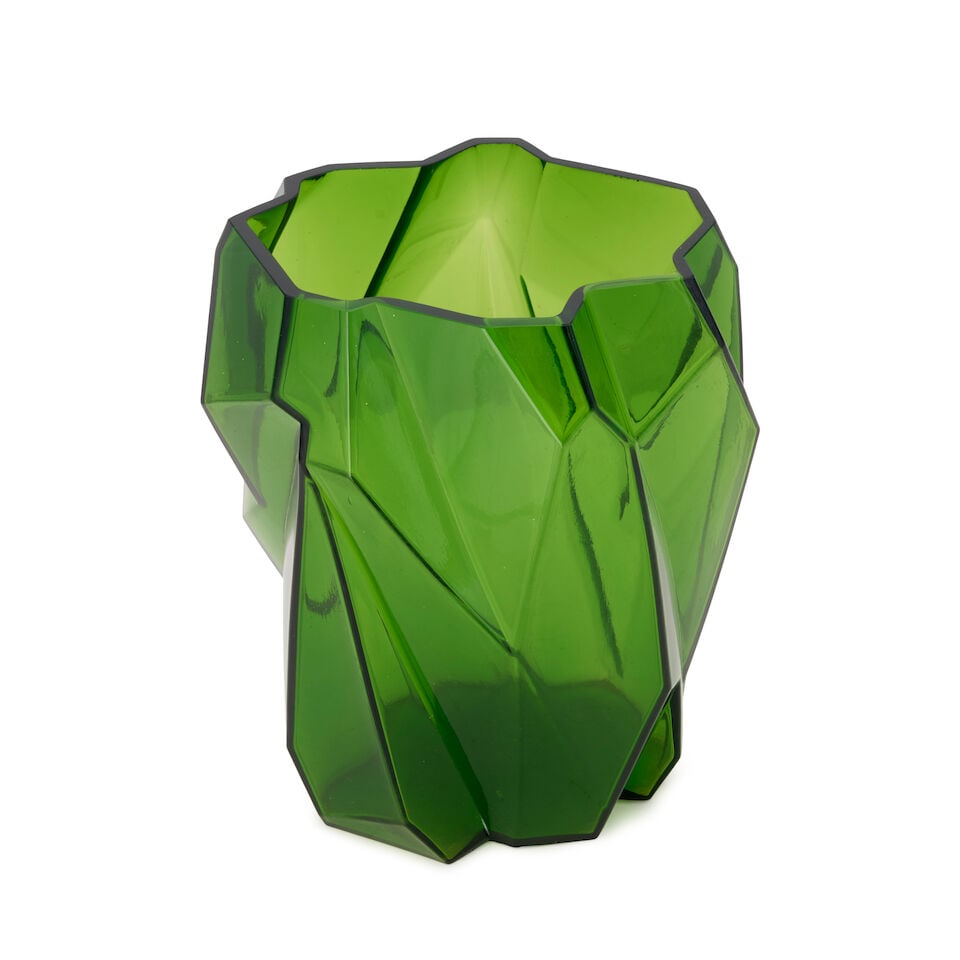 REUBEN HALEY (1872-1933) FOR CONSOLIDATED LAMP AND GLASS CO. 'RUBA ROMBIC' VASE Coraopolis, Penn... - 3
