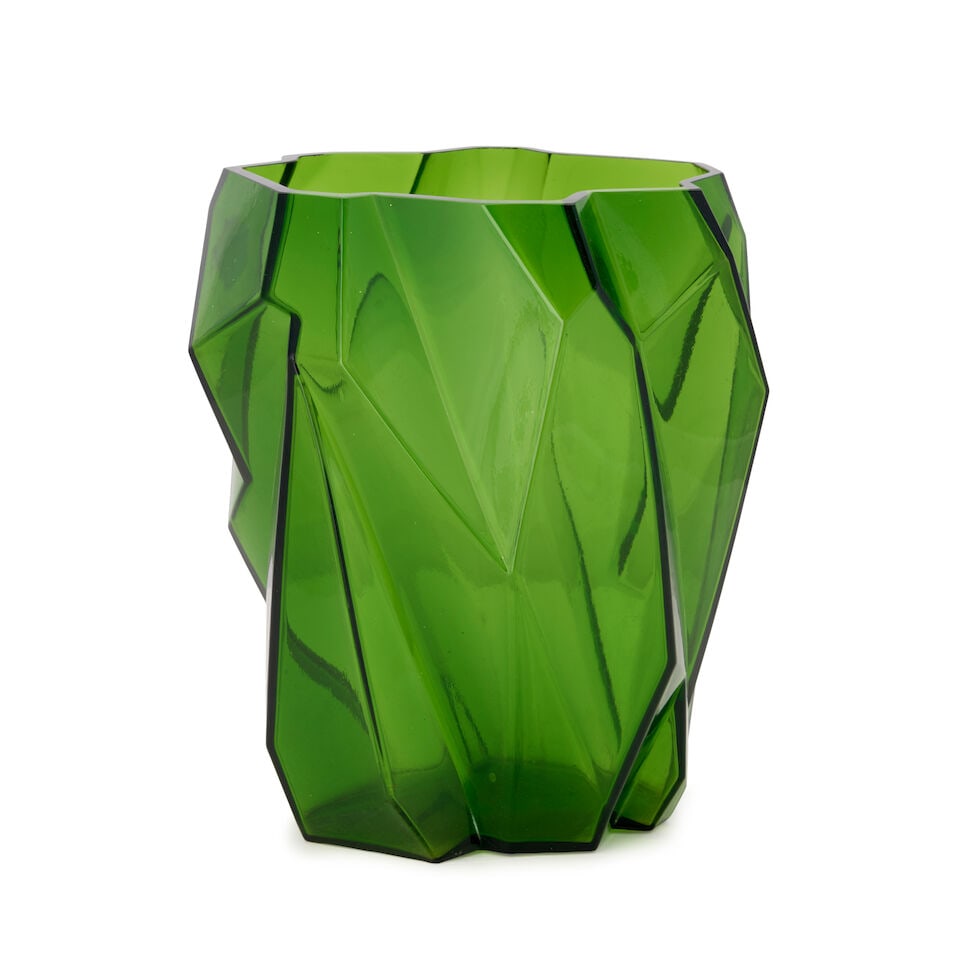 REUBEN HALEY (1872-1933) FOR CONSOLIDATED LAMP AND GLASS CO. 'RUBA ROMBIC' VASE Coraopolis, Penn... - 4