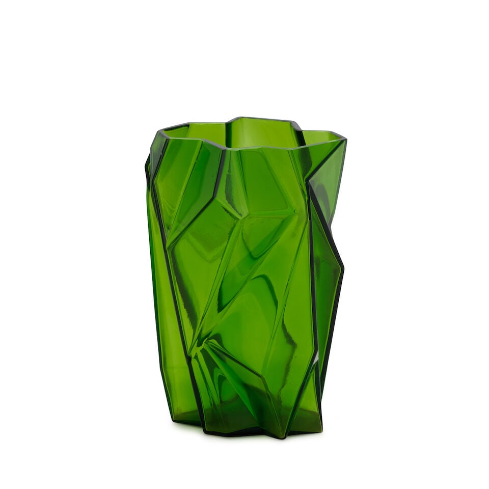 REUBEN HALEY (1872-1933) FOR CONSOLIDATED LAMP AND GLASS CO. 'RUBA ROMBIC' VASE Coraopolis, circ... - 4