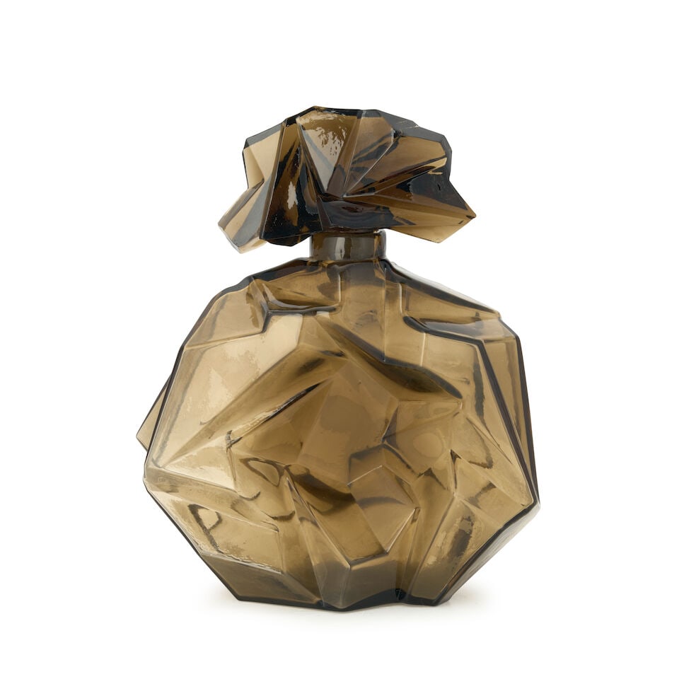 REUBEN HALEY (1872-1933) FOR CONSOLIDATED LAMP AND GLASS CO. 'RUBA ROMBIC' DECANTER Coraopolis, ... - 3