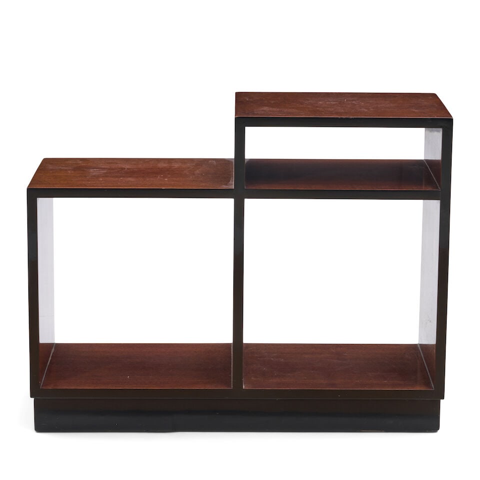 'SKYSCRAPER' END TABLE IN THE MANNER OF PAUL FRANKL United States, circa 1940, mahogany veneer, ... - 2
