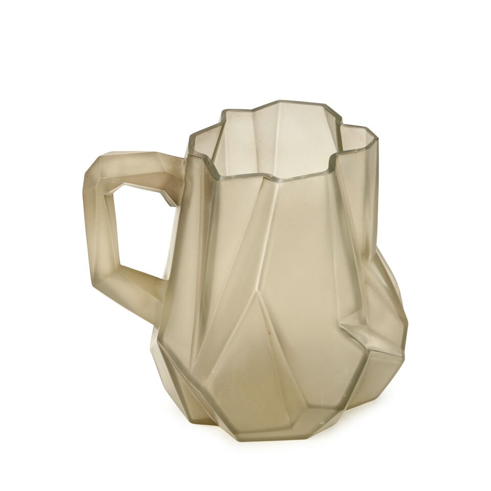 REUBEN HALEY (1872-1933) FOR CONSOLIDATED LAMP AND GLASS CO. 'RUBA ROMBIC' JUG Coraopolis, Penns... - 3