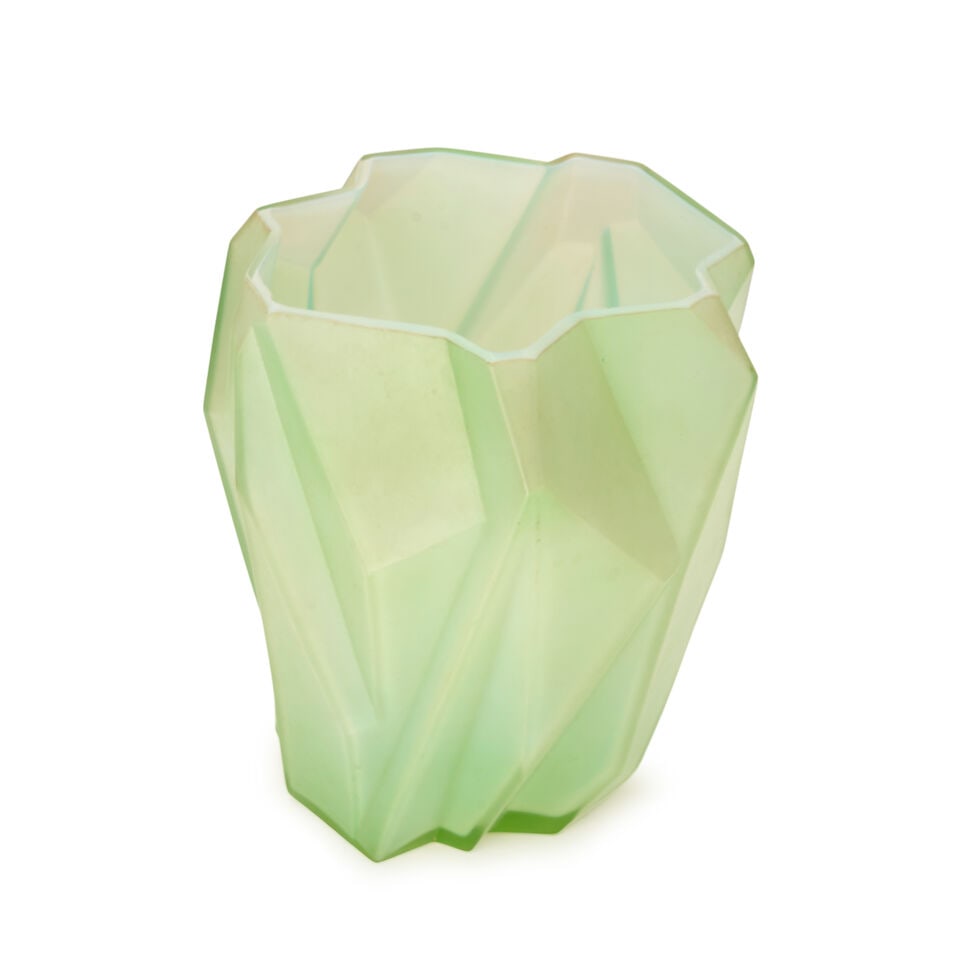 REUBEN HALEY (1872-1933) FOR CONSOLIDATED LAMP AND GLASS CO. 'RUBA ROMBIC' VASE Coraopolis, Penn... - 3