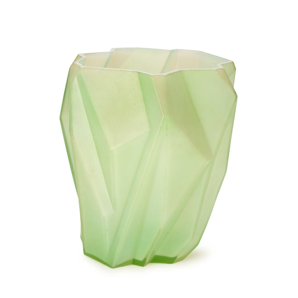 REUBEN HALEY (1872-1933) FOR CONSOLIDATED LAMP AND GLASS CO. 'RUBA ROMBIC' VASE Coraopolis, Penn... - 4