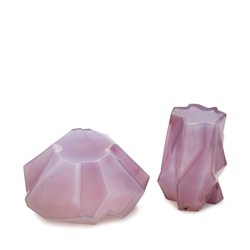 TWO REUBEN HALEY (1872-1933) FOR CONSOLIDATED LAMP AND GLASS 'RUBA ROMBIC' VESSELS Coraopolis, P... - 2