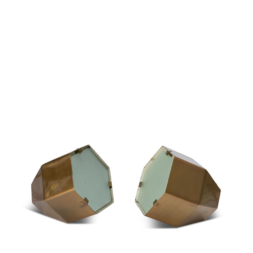 PAIR OF MAX INGRAND (1908-1969) FOR FONTANA ARTE MODEL 2202 TABLE LAMPS Italy, circa 1960, ename... - 2