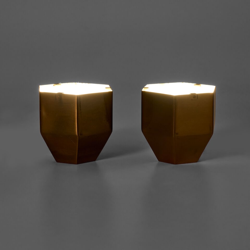 PAIR OF MAX INGRAND (1908-1969) FOR FONTANA ARTE MODEL 2202 TABLE LAMPS Italy, circa 1960, ename... - 3