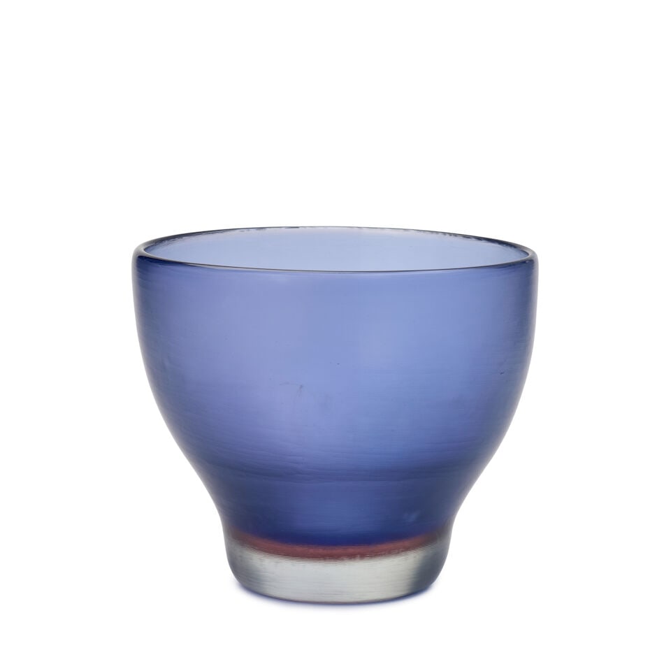 PAOLO VENINI (1895-1959) FOR VENINI 'INCISO' VASE Italy, circa 1955, sommerso glass, three-line ... (1 of 4)