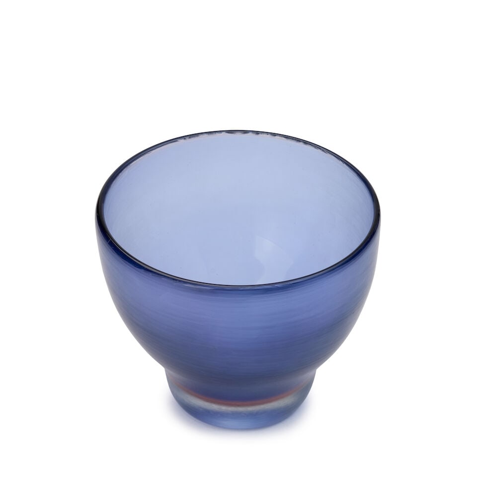 PAOLO VENINI (1895-1959) FOR VENINI 'INCISO' VASE Italy, circa 1955, sommerso glass, three-line ... - 4
