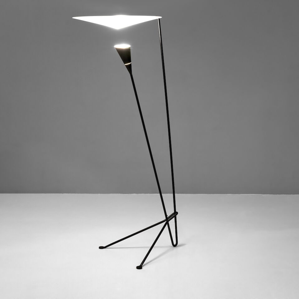 MICHEL BUFFET (1931-2024) MODEL B211 FLOOR LAMP France, designed 1950, early 21st century author... - 2