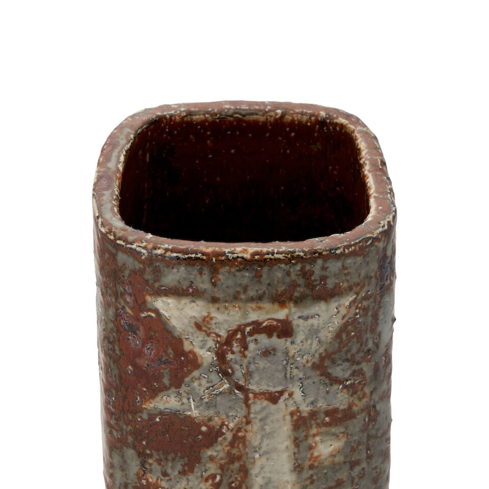 CARL-HARRY STALHANE (1920-1990) FOR RORSTRAND VASE Sweden, circa 1960, glazed stoneware decorate... - 2