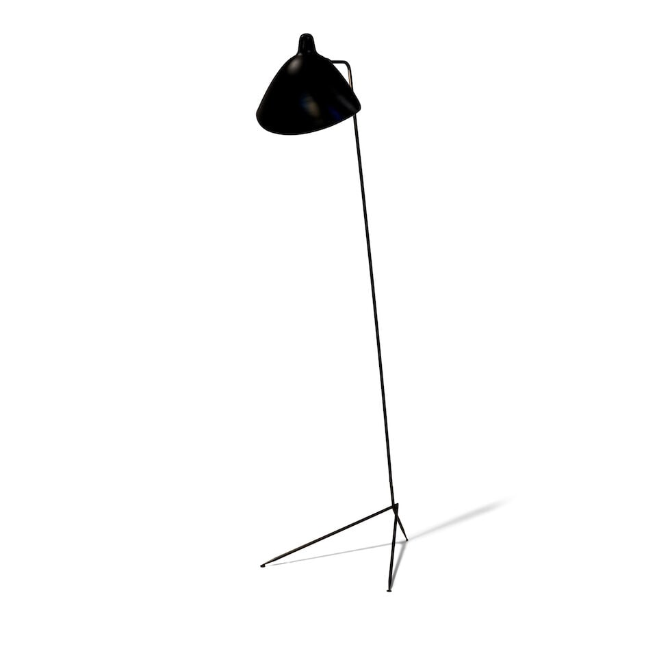 SERGE MOUILLE (1922-1988) FLOOR LAMP France, designed 1953, produced circa 1995, enameled alumin... - 6